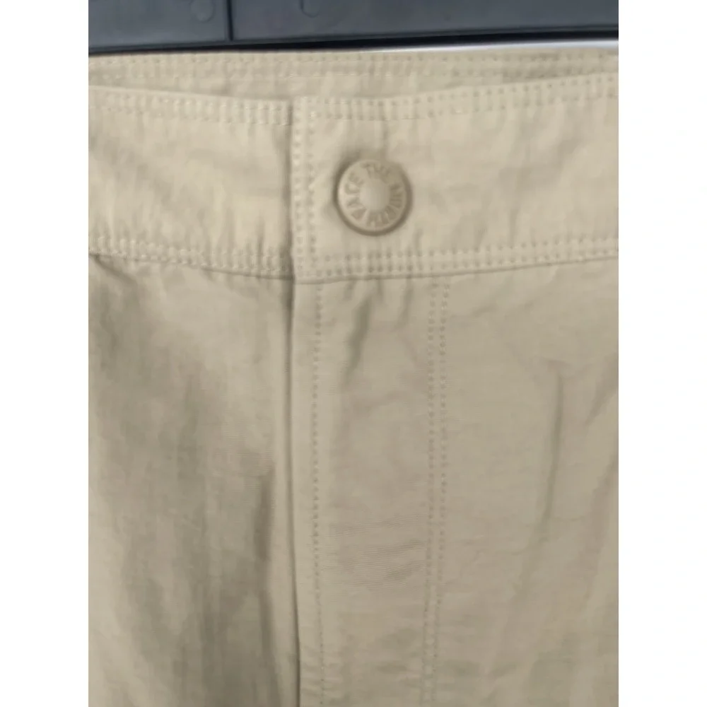 North‎ Face Cargo Hiking Shorts Men 40 Beige Nylon Zip Pocket Outdoor